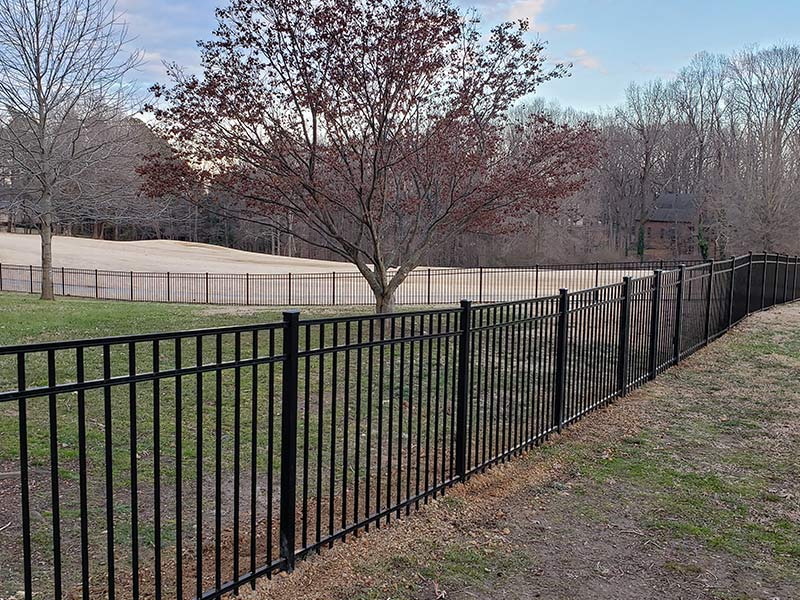 Aluminum Fence Install