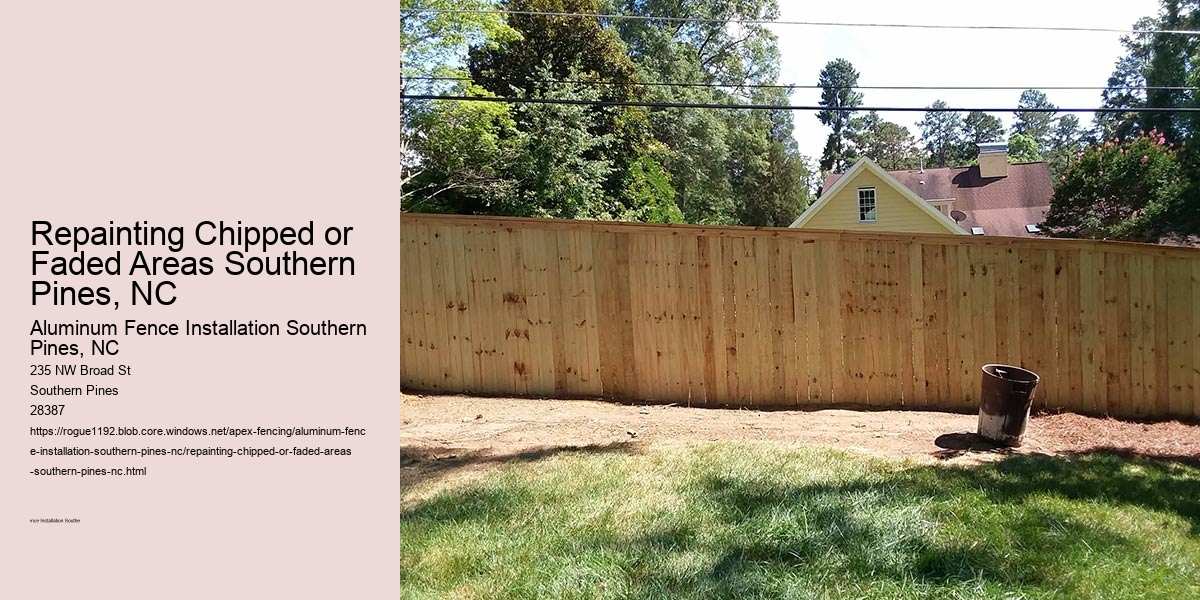 Repainting Chipped or Faded Areas Southern Pines, NC