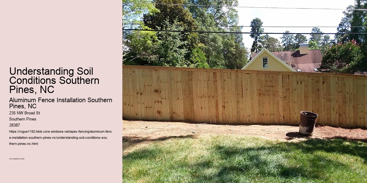 Understanding Soil Conditions Southern Pines, NC